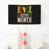 Banderoles Mois de l'histoire des Noirs 2022 Melanine de l'hi (En situation)