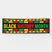 Banderoles Mois de l'histoire des Noirs, Célébration afro-amé (Horizontal)