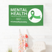 Banderoles Mois de sensibilisation à la santé mentale 2023 |  (En situation)