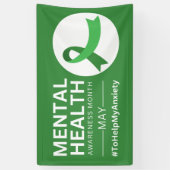 Banderoles Mois de sensibilisation à la santé mentale 2023 |  (Vertical)