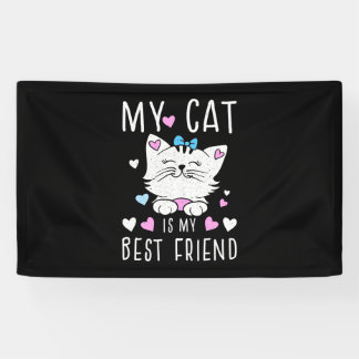 Banderoles Mon Chat Est Mes Meilleurs Amis