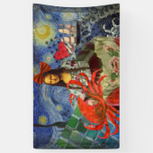 Banderoles Mona Lisa Fun Zodiac Whimsical (Vertical)