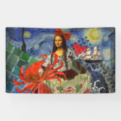 Banderoles Mona Lisa Fun Zodiac Whimsical (Horizontal)