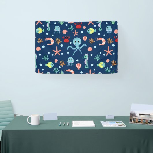 Banderoles Monde marin (Salon professionnel)