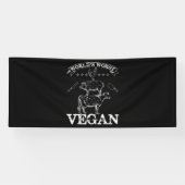 Banderoles Mondes les plus mauvais Vegan Viande BBQ poulet po (Horizontal)