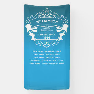 Banderoles Monogramme de la porte de décor de bateau de crois