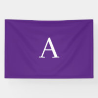 Monogramme de lettre initiale style moderne violet