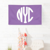 Banderoles monogramme de New York (En situation)