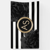 Banderoles Monogramme moderne de coiffeur de maquilleur (Vertical)