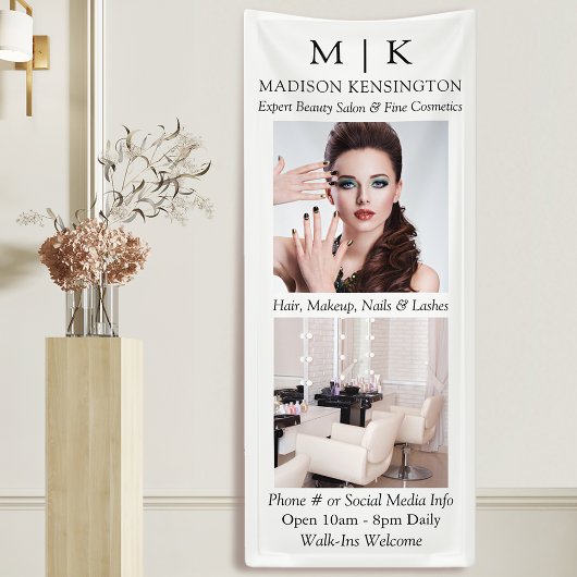 Banderoles Monogramme ou ajouter logo 2 Photo Business