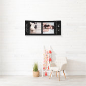 Banderoles Monogramme ou ajouter logo 2 Photo Business Black (En situation)