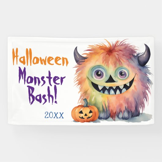 Banderoles Monster Bash Halloween (Horizontal)