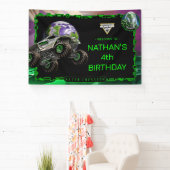Banderoles Monster Jam - Anniversaire d'invasion Alien (Insitu)