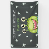 Banderoles Monster Thème Anniversaire (Vertical)