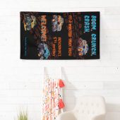 Banderoles Monster Truck Bash Boy 5e fête d'anniversaire (En situation)