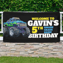 Monster Truck Cool bleu 5e anniversaire Custom Vin