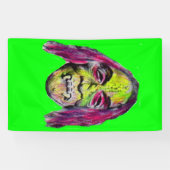 Banderoles monstre d'horreur effrayant (Horizontal)