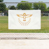 Banderoles Montée à trois dimensions d'or de regard du (En situation)