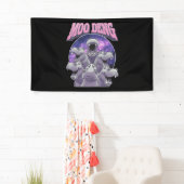 BANDEROLES MOO-DENG LE CÉLÈBRE BÉBÉ PIGMY HIPPO MOODENG (En situation)