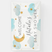 Banderoles Moon & Stars baby shower banner (Vertical)