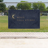Banderoles Moon Stars Midnight Blue Banner (En situation)