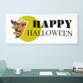 Banderoles Moon Wolf, Joyeux Halloween (Salon professionnel)