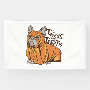 Banderoles Mops d'Halloween