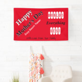 Banderoles Mothers Day Easy Tailer (En situation)
