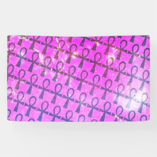 Banderoles Motif Ankh (Horizontal)