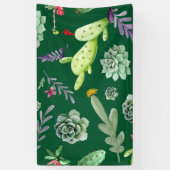 Banderoles Motif Cactus 3 (Vertical)