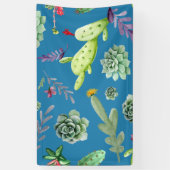 Banderoles Motif Cactus 5 (Vertical)