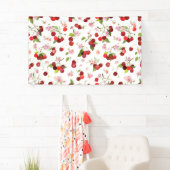 Banderoles Motif Cerise 1 (En situation)