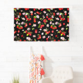 Banderoles Motif cerise 2 (En situation)