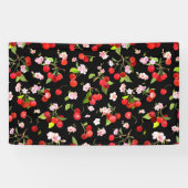 Banderoles Motif cerise 2 (Horizontal)