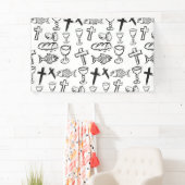 Banderoles Motif chrétien (En situation)