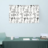 Banderoles Motif chrétien (Salon professionnel)