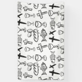 Banderoles Motif chrétien (Vertical)