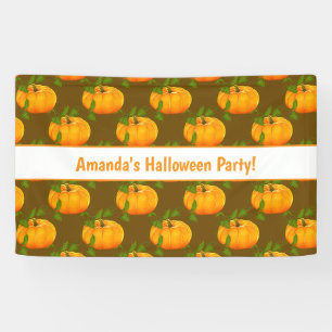 Banderoles Motif citrouille Halloween