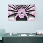 Banderoles Motif d'art fractal Abstrait moderne (Salon professionnel)
