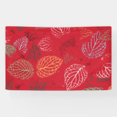 Banderoles Motif d'automne, feuilles (Horizontal)