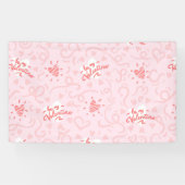 Banderoles Motif de coeur 25 (Horizontal)