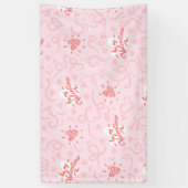 Banderoles Motif de coeur 25 (Vertical)