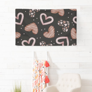 Banderoles Motif de coeur 35