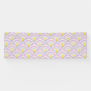 Banderoles Motif de coquille de couleur pastel