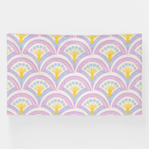 Banderoles Motif de coquille de couleur pastel