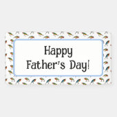 Banderoles Motif de leurre de pêche (Horizontal)