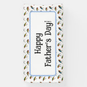 Banderoles Motif de leurre de pêche (Verticale)