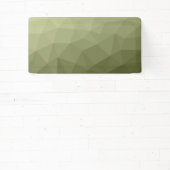 Banderoles Motif de maillage géométrique dégradé vert clair d (Insitu)