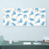 Banderoles motif de masque Médicale (Salon professionnel)