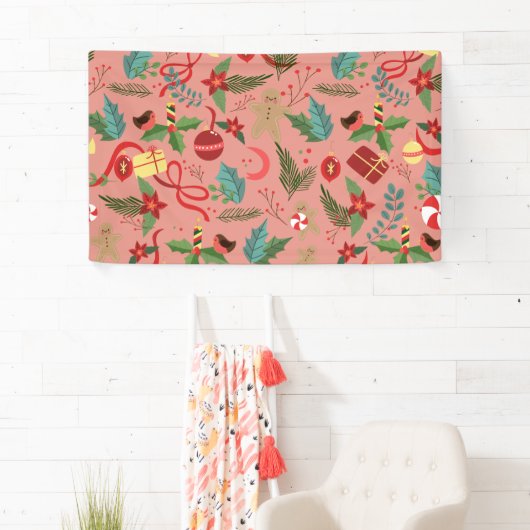 Banderoles Motif de Noël 2 (En situation)